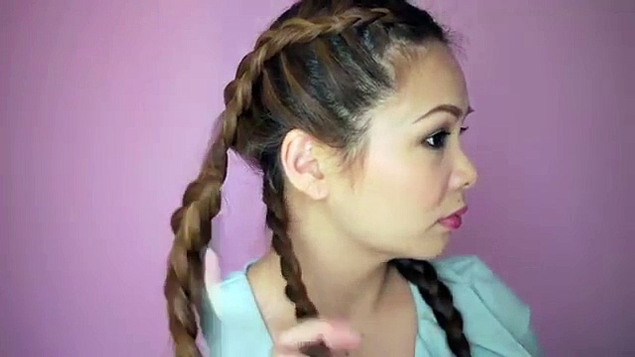 Hair Tutorial  Summer Braided Updo