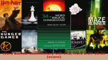 Download  Word Biblical Commentary Vol 34b Mark 8271620 evans PDF Online