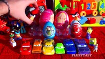 8 Surprise Eggs Unboxing Toy Story Disney Pixar Cars 2 Angry Birds Barbie Eggs like Kinder Surprise