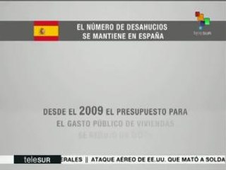 España: ejecutan 400 mil desahucios en estos últimos siete años