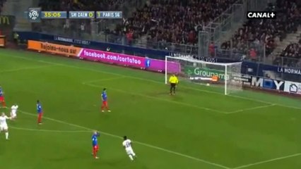 Zlatan Ibrahimovic Super Goal 0-2 Caen vs Paris SG 19.12.2015 HD
