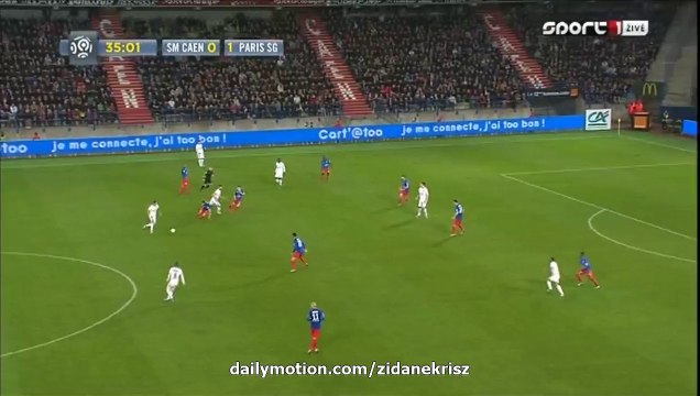 Zlatan Ibrahimovic 0:2 Amazing | Caen v. PSG 19.12.2015 HD