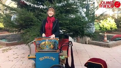 C'est le marché de Noël à Sablé