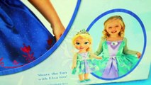 anna Anna Doll and Toddler Dress Gift Set 2T-4T Disney Frozen Princess Anna Elsa's Sister Dress