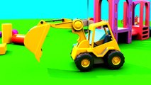 Çizgi Film Akıllı Excavator Dodo figürleri öğreniyor (Silindir) Bölüm 2