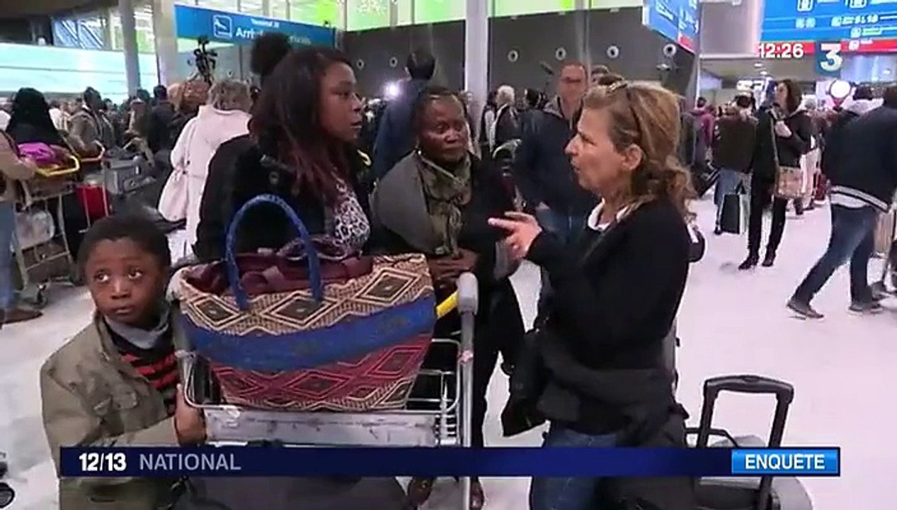 Les passagers du vol Air France Maurice/Paris s...