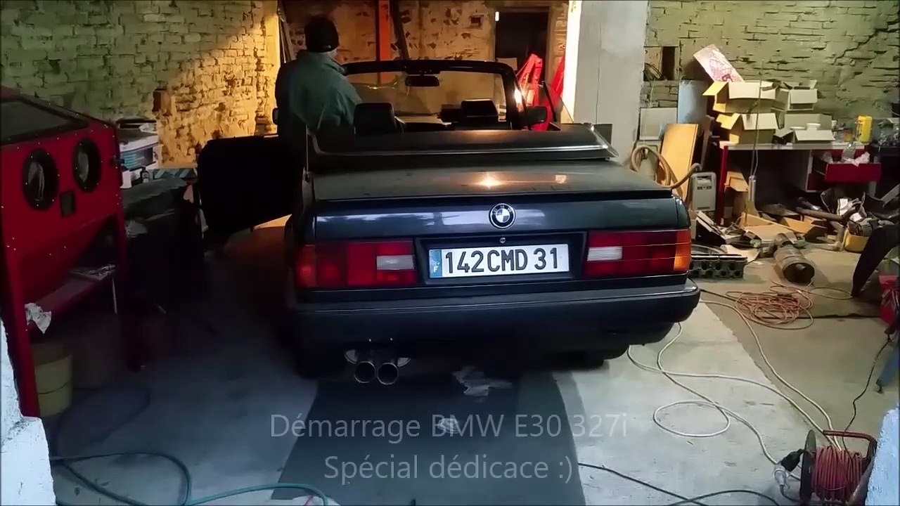 Redémarrage BMW 327i E30 cabriolet