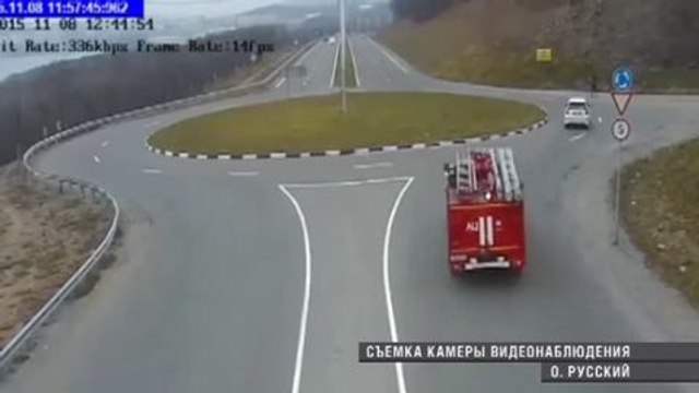 Pompiers russes vs Rond-point