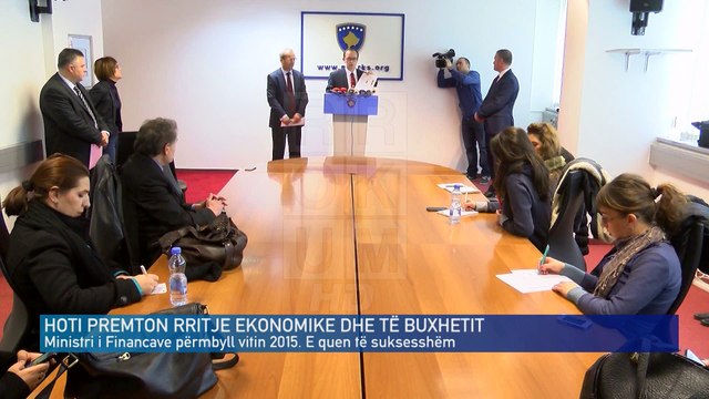 HOTI PREMTON RRITJE EKONOMIKE DHE RRITJE TË BUXHETIT