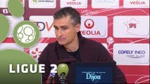 Conférence de presse Dijon FCO - Red Star  F.C (0-0) : Olivier DALL'OGLIO (DFCO) - Rui ALMEIDA (RED) - 2015/2016