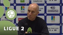 Conférence de presse Havre AC - AJ Auxerre (1-0) : Bob BRADLEY (HAC) - Jean-Luc VANNUCHI (AJA) - 2015/2016