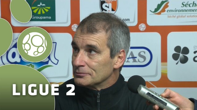Conférence de presse Stade Lavallois - Nîmes Olympique (3-2) : Denis ZANKO (LAVAL) - (NIMES) - 2015/2016