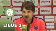 Conférence de presse Valenciennes FC - Paris FC (1-1) : David LE FRAPPER (VAFC) - Jean-Luc VASSEUR (PFC) - 2015/2016