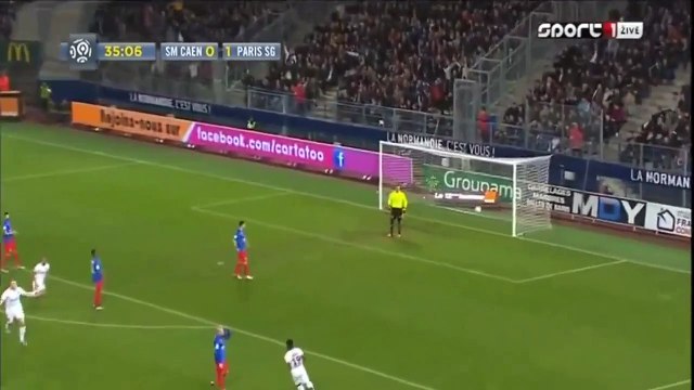 Zlatan Ibrahimovic Amazing Goal vs Caen 19.12.2015