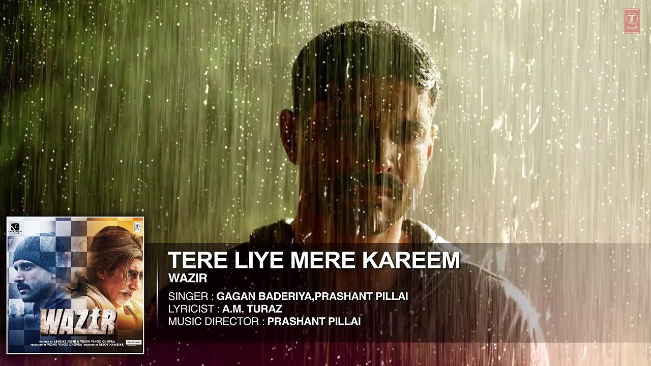 TERE-LIYE-Full-Song-Audio--Wazir--Farhan-Akhtar-Amitabh-Bachchan-Aditi-Rao-Hydari--T-Series