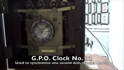 G.P.O. Clock No. 32 - for synchronising one second pulse clocks