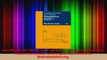 Download  Handbuch für Maler und Lackierer Rechnungswesen  kostenbewusste und ergebnisorientierte PDF Frei