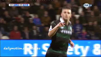Bryan Linssen Goal - Heracles 0-1 Groningen - 19-12-2015