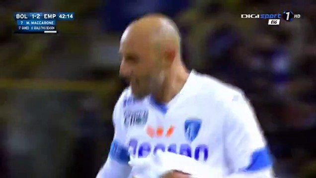 Massimo Maccarone Goal - Bologna 1-2 Empoli - 19-12-2015
