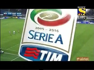 Mattia Destro ACROBATIC Equalizer Goal _ Bologna 2-2 Empoli - 19.12.2015 HD
