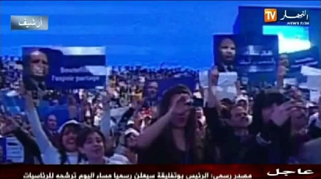 Sellal annonce la candidature de Bouteflika à la p