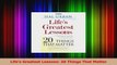 Read  Lifes Greatest Lessons 20 Things That Matter Ebook Free