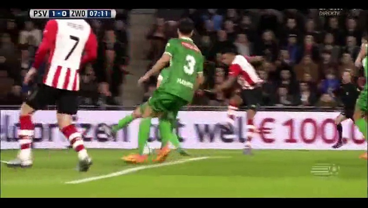 All Goals - PSV 3-2 Zwolle - 19-12-2015 Eredivisie