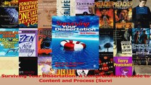 Surviving Your Dissertation A Comprehensive Guide to Content and Process Survi Read Online