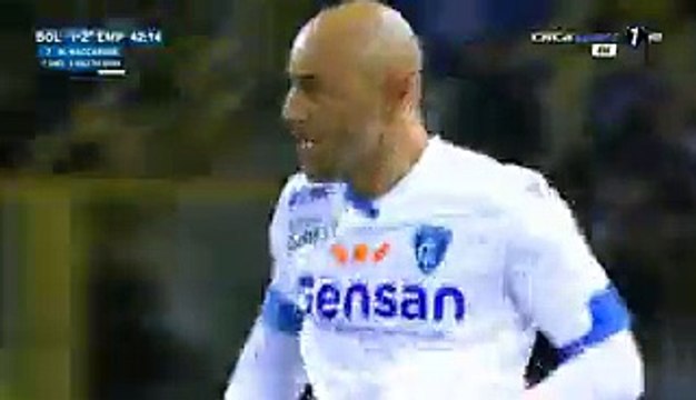 Massimo Maccarone Goal - Bologna 1-2 Empoli - 19-12-2015