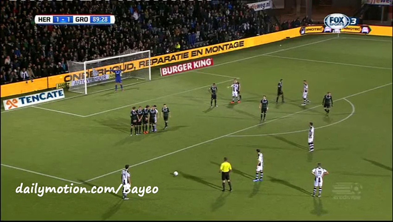 Gino Bosz Amazing Goal - Heracles 2-1 Groningen - 19-12-2015