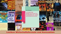Download  Lexikon Wirtschaftsformeln und Kennzahlen PDF Frei
