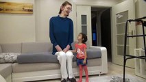 Dünyanın en uzun boylu kızı Rümeysa ,İzle 2016