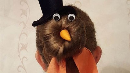 15 Girls Who Went All Out With Their Holiday Hair