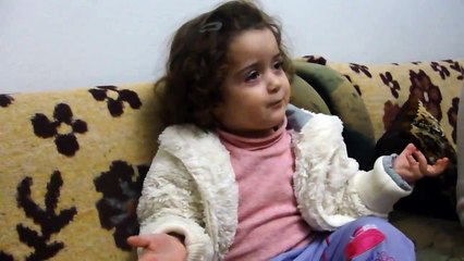 Vajza e vogel do ju le pa mend me ate qfare thet per qenin