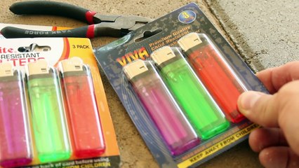 Disposable Lighter Pyrotechnics