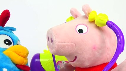 Video herunterladen: Peppa Pig Médica Cuida da Galinha Pintadinha Em Português Novelinhas Brinquedos Peppa Pig Toys