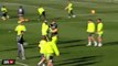 Espuelazo de Toni Kroos, hombro de Cristiano Ronaldo y tacón de Isco en el entrenamiento