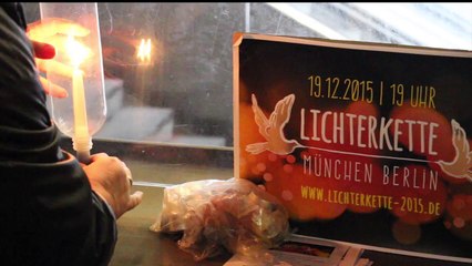 Lichterkette 2015 München - Berlin