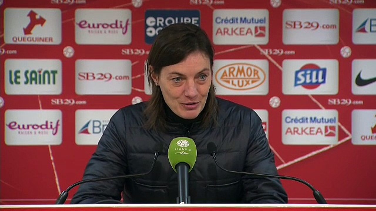 Réaction de Corinne Diacre après Stade Brestois 29 - Clermont Foot 63