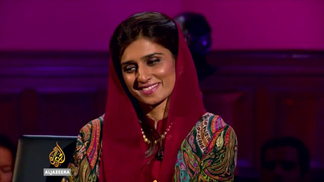 Aljazeera Anchor Making Fun of Hina Rabbani Khar on Her Face!