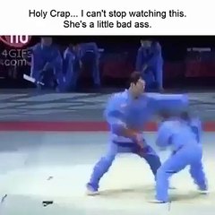 Amazing fighting skill By Little Girl