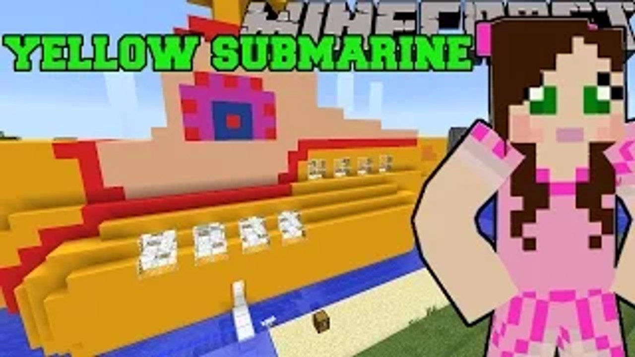 PopularMMOs Minecraft: YELLOW SUBMARINE Pat and Jen Mod Showcase GamingWithJen