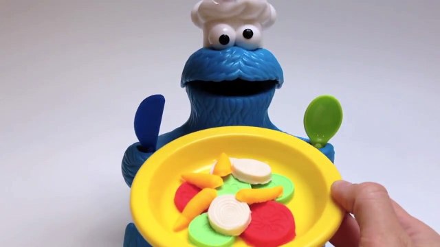 meal Play-Doh Cookie Monster Lunch Playset Playdough Kit Hasbro Toys Cookie Monster Meal