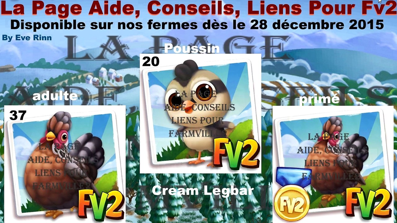 Farmville 2 Les nouveautés du 28 décembre 2015
