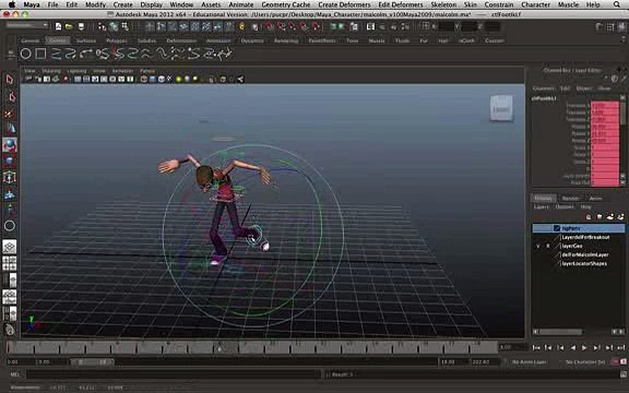 Aula De Animação 3d (maya) - Princípios Básicos Clip33-103
