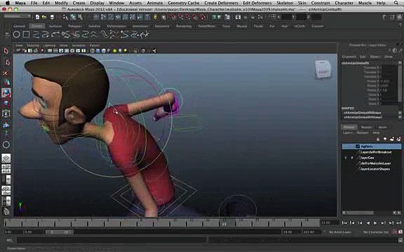 Aula De Animação 3d (maya) - Princípios Básicos Clip41-112