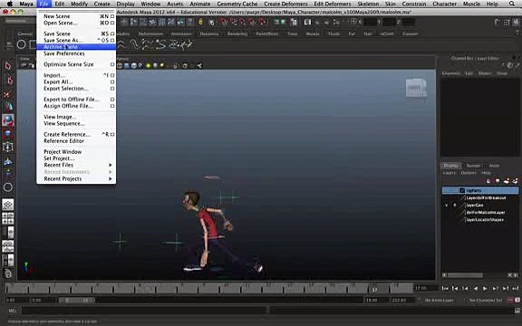 Aula De Animação 3d (maya) - Princípios Básicos Clip45-116