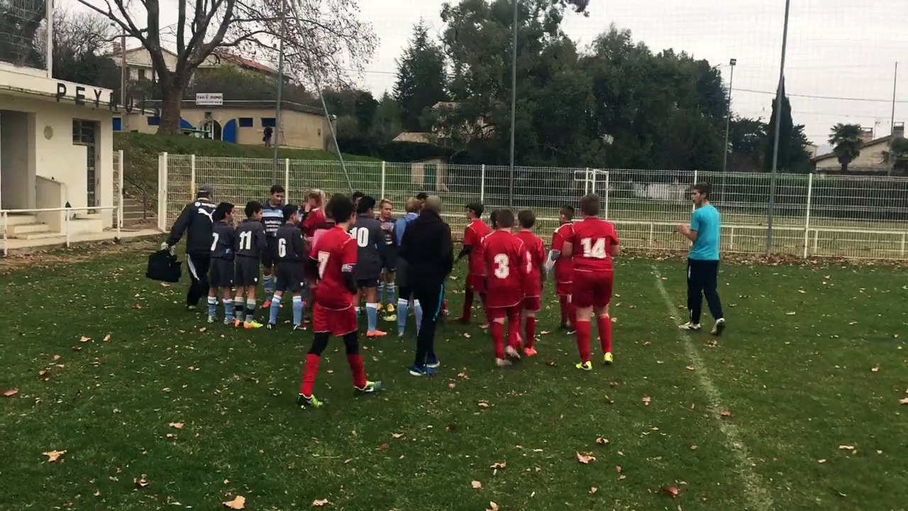 U 13 haie d'honneur !!!