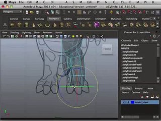 Aula Modelagem 3d (maya) - Menino Fantasiado De Dragão Clip13-53