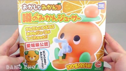 Vắt nước cam bằng bộ đồ chơi rất nhanh cho các bé xem